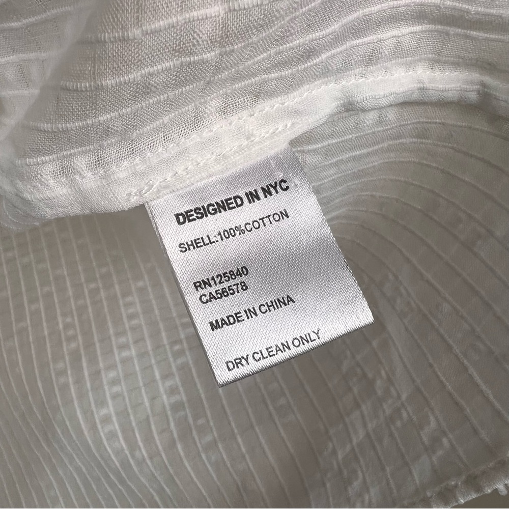 INTERMIX White Ruffle Blouse - Picture 10 of 13